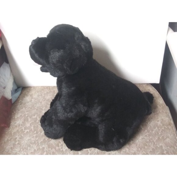 Build A Bear Black Lab Retriever Puppy Dog Plush Labrador Soft Tongue Stuffed EC - Picture 4 of 9